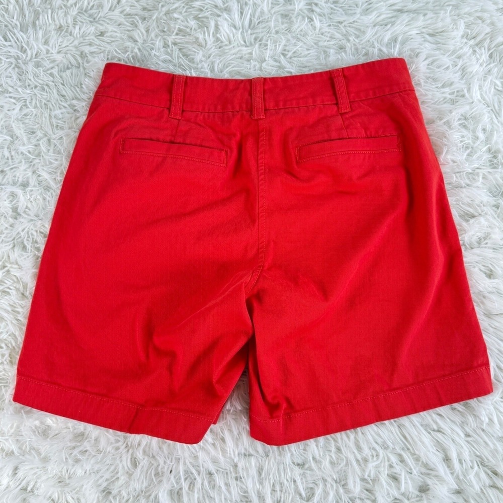 J.Crew Women's Chino Shorts Size 2 Stretch Cotton Casual Summer Classic Preppy - Picture 4 of 9